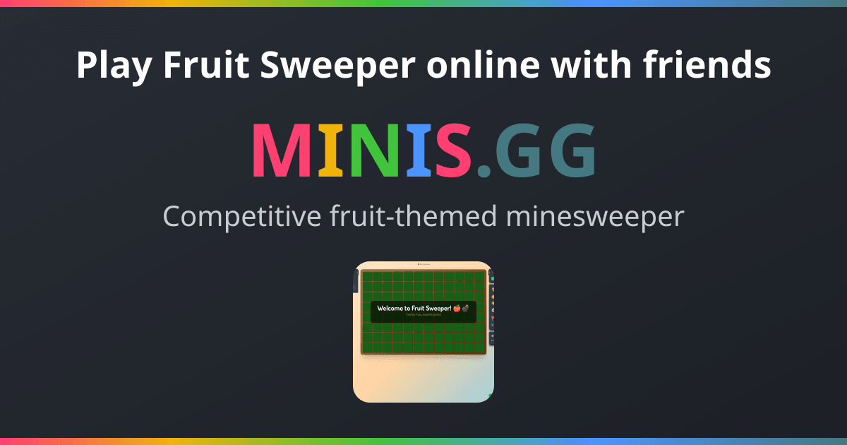 Fruit Sweeper on Minis.gg